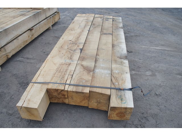 0,25 m³ eiken balken 200x200 - afbeelding 3 van  4
