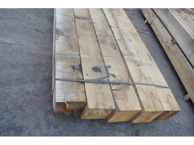 0,25 m³ eiken balken 200x200 - afbeelding 4 van  4