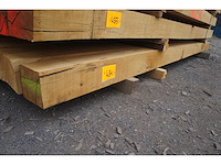 0,26 m³ eiken balken 100x100 - afbeelding 2 van  4