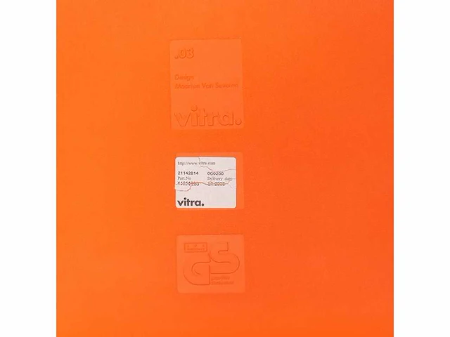 03 vitra maarten van severen - stoel (2x) - afbeelding 10 van  18