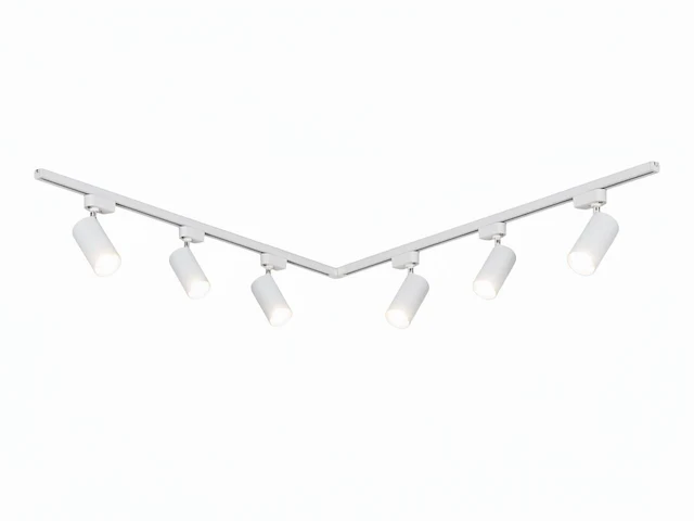 [03004] 2 metre pro track lighting set with 6 pcs 18w 4000k track spot - afbeelding 2 van  9