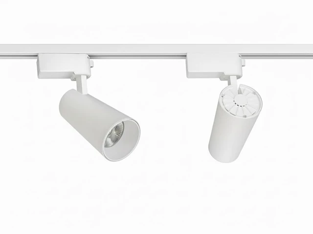 [03004] 2 metre pro track lighting set with 6 pcs 18w 4000k track spot - afbeelding 9 van  9