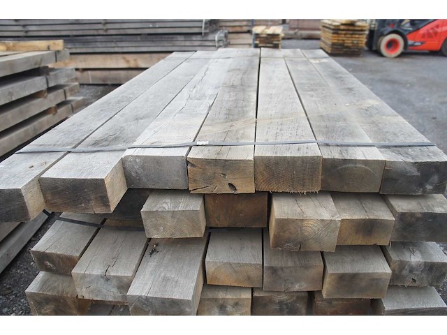 0,34 m³ eiken balken 80x150 - afbeelding 3 van  5