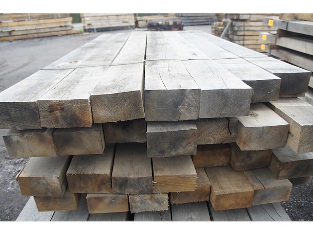 0,34 m³ eiken balken 80x150 - afbeelding 6 van  6