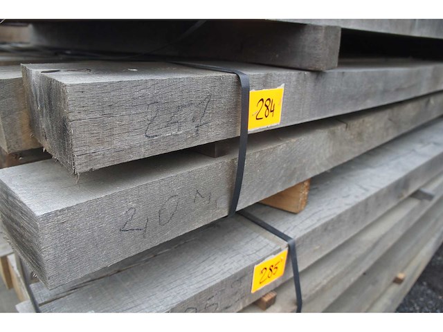 0,34 m³ eiken balken 80x150 - afbeelding 2 van  4