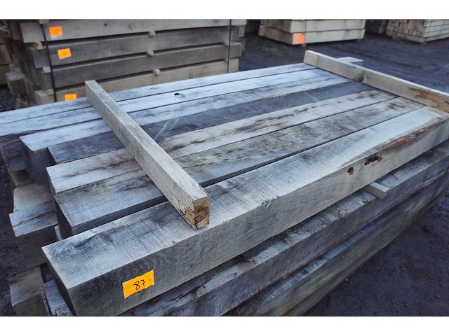 0,36 m³ eiken balken 150x150 - afbeelding 2 van  4