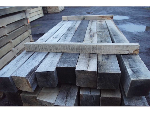0,36 m³ eiken balken 150x150 - afbeelding 4 van  4