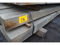 0,37 m³ eiken balken 80x150 - afbeelding 1 van  3