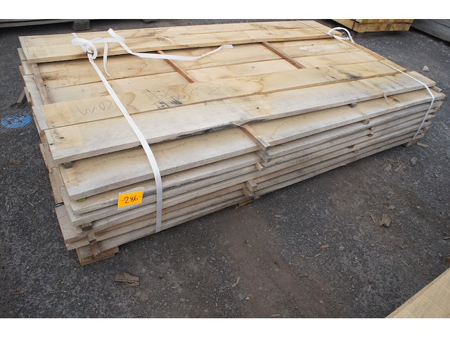 0,38 m³ eiken planken 22mm - afbeelding 1 van  4