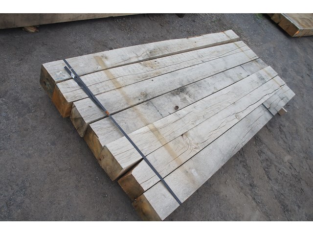 0,39 m³ eiken balken 150x150 - afbeelding 3 van  3