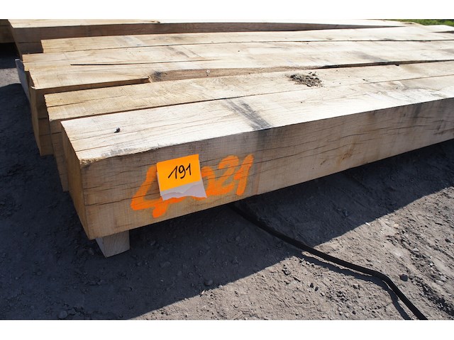 0,39 m³ eiken balken 150x150 - afbeelding 2 van  4