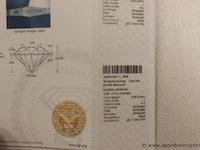 0,4 ct diamand, round brilliant, f si2, vv certificaat - afbeelding 4 van  4