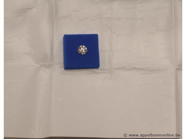 0,4 ct diamand, round brilliant, g si1, vv certificaat - afbeelding 2 van  4