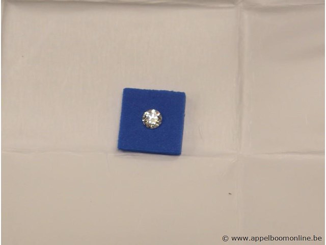 0,41 ct diama,d round brilliant, g si1, vv certificaat - afbeelding 2 van  4