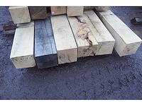 0,41 m³ eiken balken 150x150 - afbeelding 3 van  4