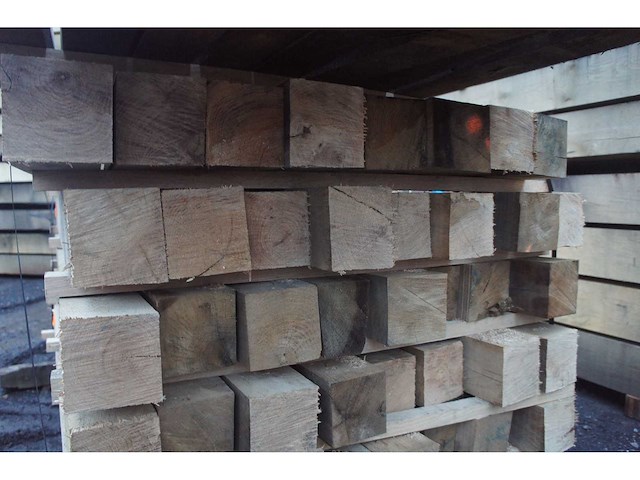 0,42 m³ eiken balken 120x120 - afbeelding 4 van  4