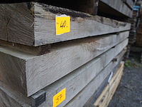 0,44 m³ industrieel eiken balken 100x200 - afbeelding 2 van  4