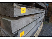 0,44 m³ industrieel eiken balken 100x200 - afbeelding 1 van  3