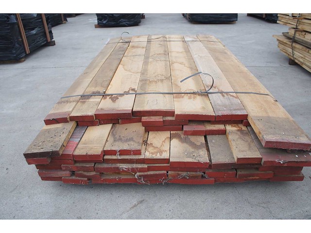 0,45 m² eiken planken 28mm variabele breedtes - afbeelding 3 van  3