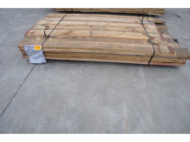 0,45 m² eiken planken 28mm variabele breedtes - afbeelding 1 van  4