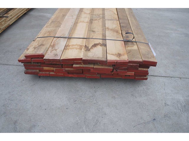 0,45 m² eiken planken 28mm variabele breedtes - afbeelding 3 van  4