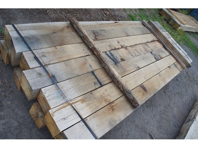 0,47 m³ eiken balken 150x150 - afbeelding 3 van  5