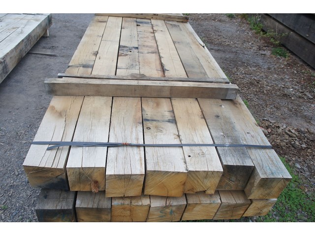 0,47 m³ eiken balken 150x150 - afbeelding 5 van  5