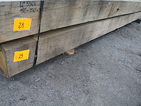 0,47 m³ eiken balken 150x150 - afbeelding 2 van  4