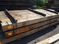0,47 m³ eiken balken 150x150 - afbeelding 1 van  4