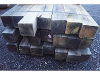 0,47 m³ eiken balken 150x150 - afbeelding 3 van  5