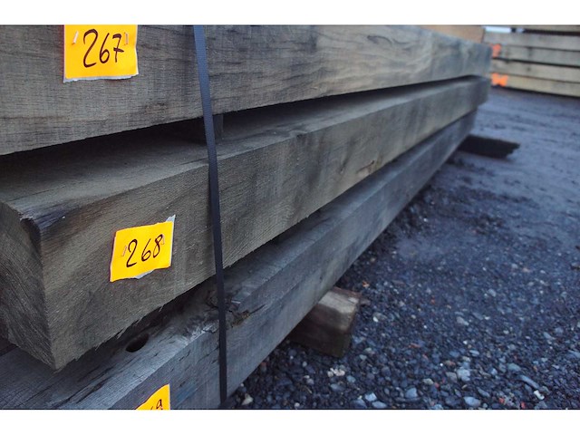 0,47 m³ eiken balken 150x150 - afbeelding 2 van  4