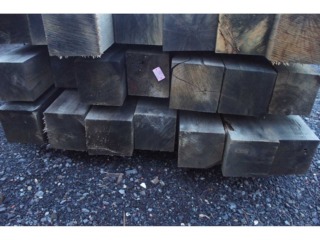 0,47 m³ eiken balken 150x150 - afbeelding 4 van  4