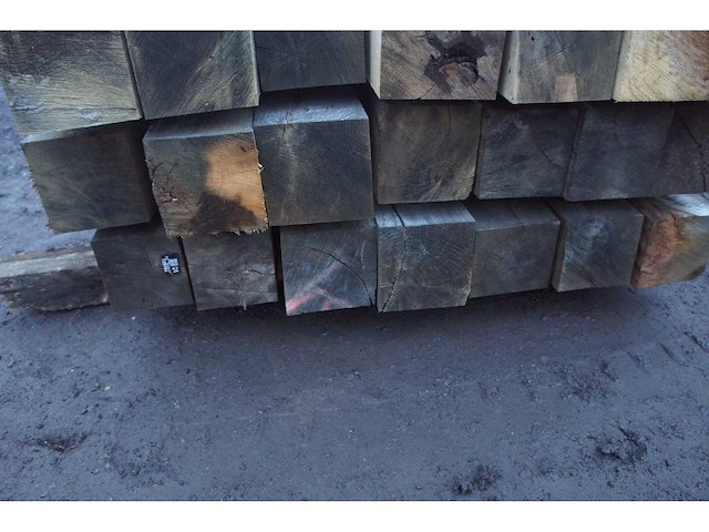0,47 m³ eiken balken 150x150 - afbeelding 3 van  4