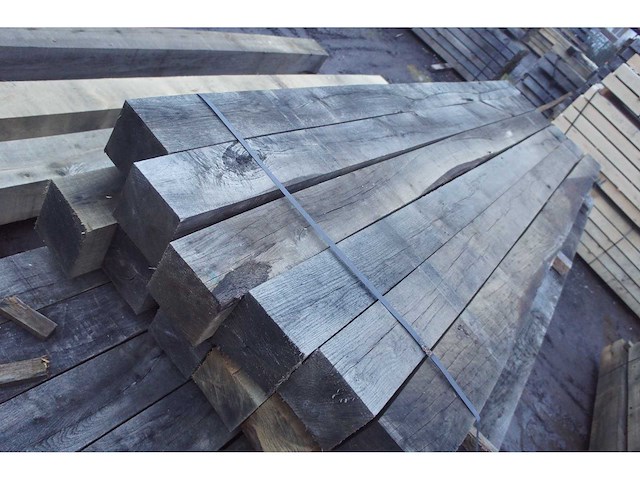 0,47 m³ eiken balken 150x150 - afbeelding 5 van  5