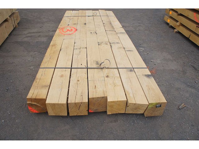 0,47 m³ eiken balken 150x150 - afbeelding 4 van  4