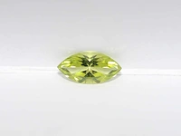 0,48 ct. marquise-vorm appelgroene kleur peridoot-edelsteen - afbeelding 13 van  13