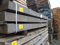 0,48 m³ industrieel eiken balken 100x200 - afbeelding 1 van  4