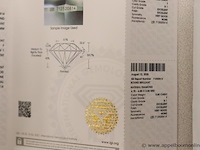 0,4ct diamand round brilliant, f si1, vv certificaat - afbeelding 4 van  4