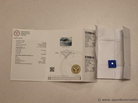 0,4ct diamand round brilliant, g si1, vv certificaat - afbeelding 1 van  5