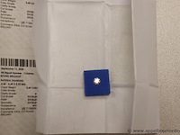 0,4ct diamand round brilliant, g si1, vv certificaat - afbeelding 2 van  5