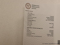 0,4ct diamand round brilliant, g si1, vv certificaat - afbeelding 3 van  4