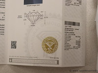 0,4ct diamand round brilliant, g si1, vv certificaat - afbeelding 4 van  4