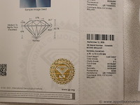 0,4ct diamand round brilliant, g si1, vv certificaat - afbeelding 4 van  4