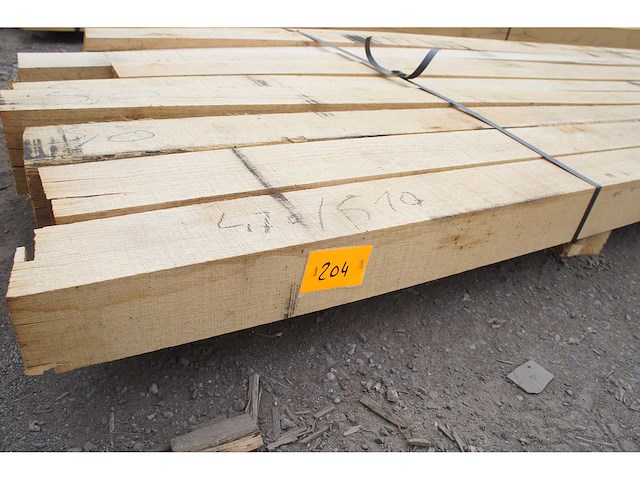 0,50 m³ eiken balken 100x100 - afbeelding 2 van  5