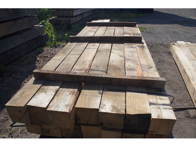 0,50 m³ eiken balken 150x150 - afbeelding 3 van  5