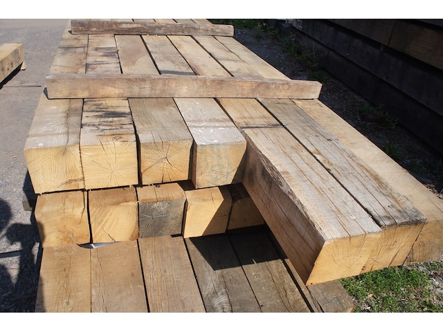 0,50 m³ eiken balken 150x150 - afbeelding 5 van  5