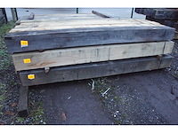 0,50 m³ eiken balken 200x200 - afbeelding 1 van  4