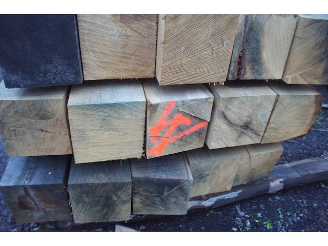 0,50 m³ eiken balken 200x200 - afbeelding 4 van  4