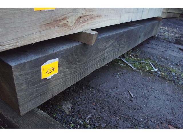 0,50 m³ eiken balken 200x200 - afbeelding 2 van  4