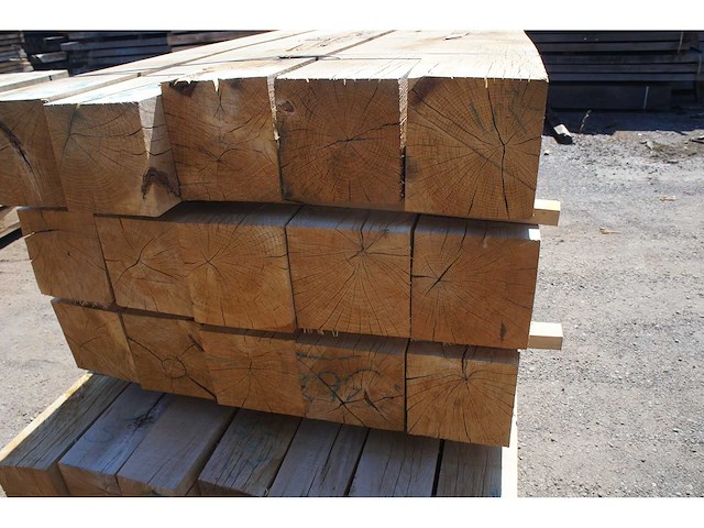 0,50 m³ eiken balken 200x200 - afbeelding 5 van  5